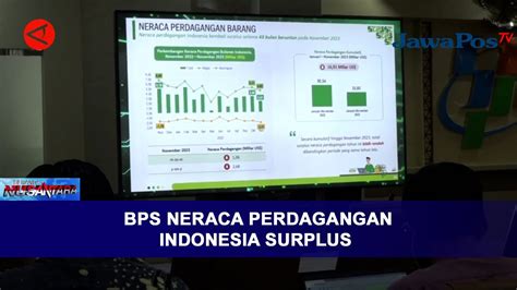 BPS NERACA PERDAGANGAN INDONESIA SURPLUS BERANDA NUSANTARA YouTube