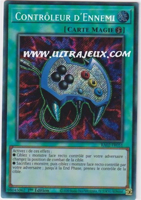 Cont Leur D Ennemi Ra Fr Sr Carte Yu Gi Oh Cartes L Unit