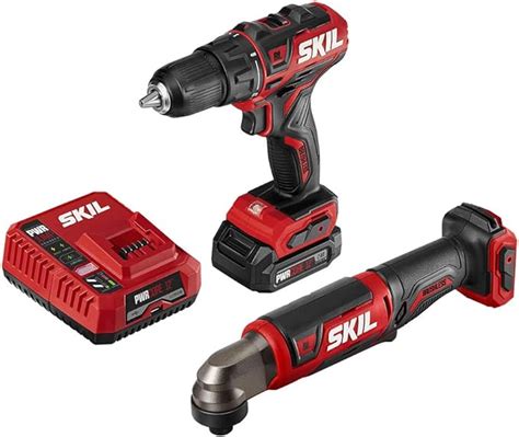 Skil 2 Tool Combo Kit Pwrcore 12 Brushless 12v 12 Inch Cordless Drill Driver And 14 Inch Hex