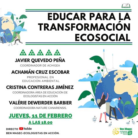 Mesa Redonda En L Nea Educar Para La Transformaci N Ecosocial