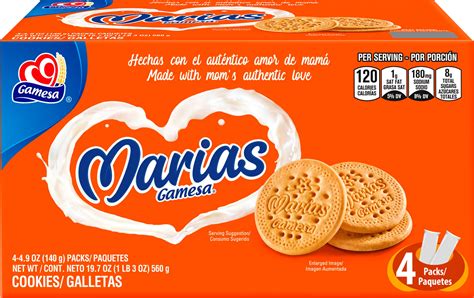 Gamesa Marias Caja 4packs 560g Rapidito Latin Market