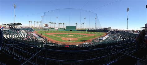 Panorama Of Goodyear Ballpark Red Springs Ballparks Spring Training