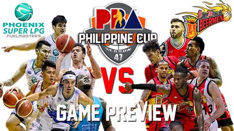 San Miguel Beermen Vs Phoenix Super Lpg Fuel Masters Game Preview Pba