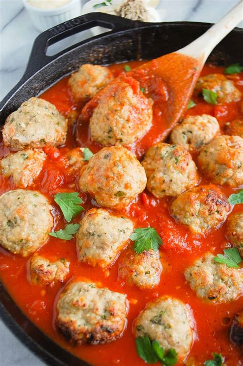 Easy Turkey Meatballs Gluten Free Erin Lives Whole