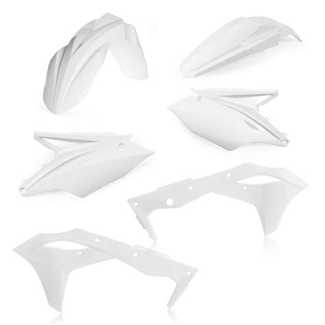 Kit Plastiques Acerbis Moto Cross Kawasaki Kxf Blanc Kutvek