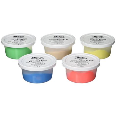 Sammons Preston Therapy Putty Set Of 5 Hand Strengthening