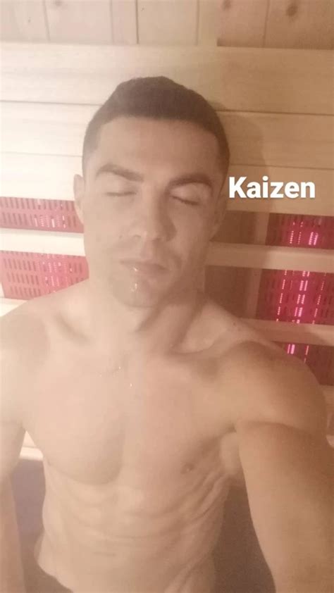 Cristiano Ronaldo Shows Off His Ripped Abs As He Poses Topless Days After Being Slammed For His