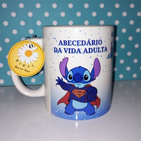 Caneca Personalizada Meme Stitch Abeced Rio Da Vida Adulta Shopee Brasil