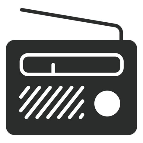 Portable Radio Flat Icon Transparent Png And Svg Vector File