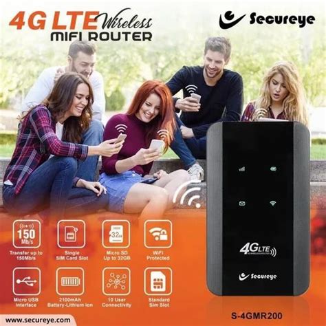 Secureye 100 Original Wireless Mifi Router Secureye Wireless 4g Lte