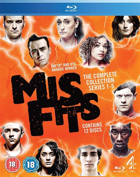 Amazon Co Jp Misfits Series 1 5 Blu Ray Robert Sheehan Iwan Rheon