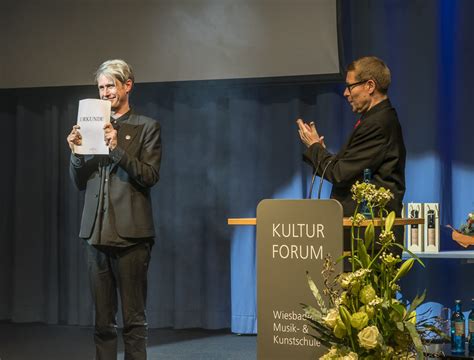 Verleihung Literaturpreis Landeshauptstadt Wiesbaden