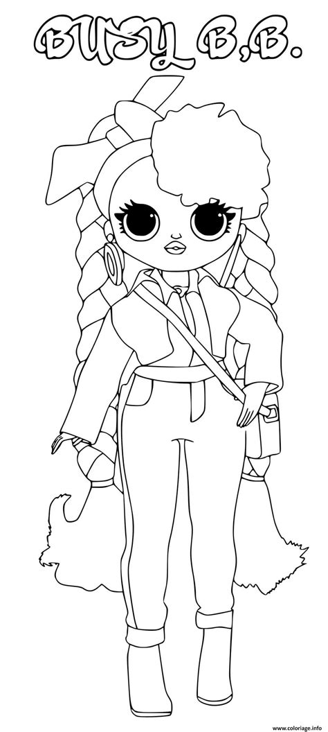 Coloriage Busy Bb Lol Omg Jecolorie