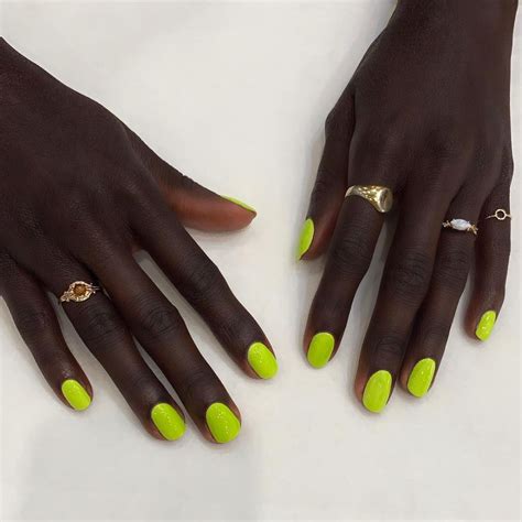 Neon Green Nails Neon Nail Art Neon Nails Rainbow Nails Colorful