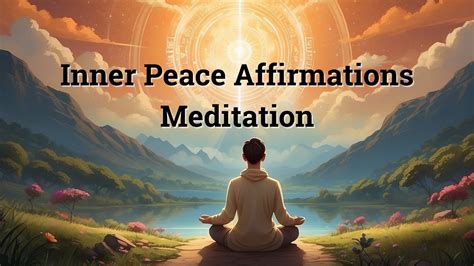 Inner Peace Affirmations Meditation Cultivate Positivity And Serenity