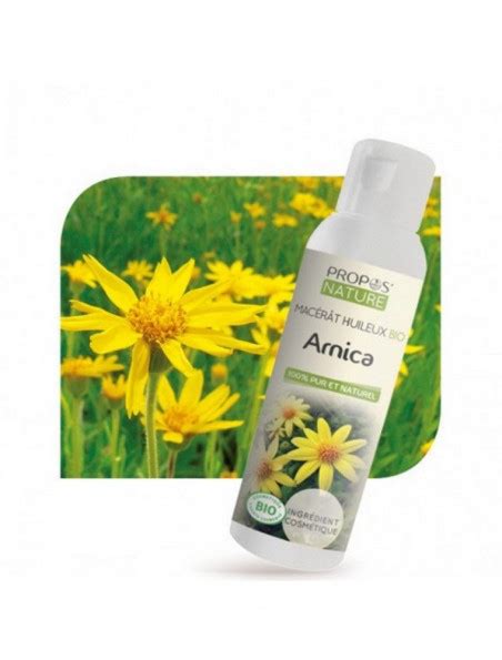 Acheter Arnica Bio Mac R T Huileux D Arnica Montana Ml Propos