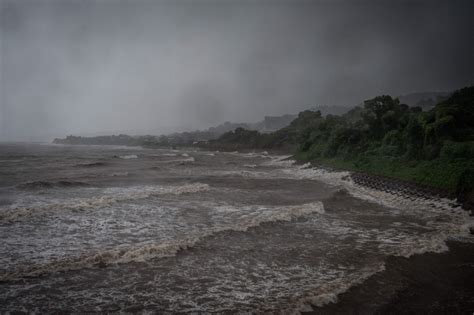 Powerful Typhoon Unleashes Torrential Rain Floods Winds In Japan