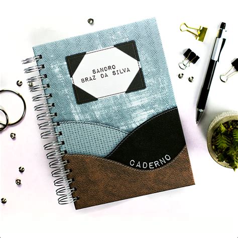 Caderno Personalizado Grande Fls X Offset Gr Fosco Ou Brilho