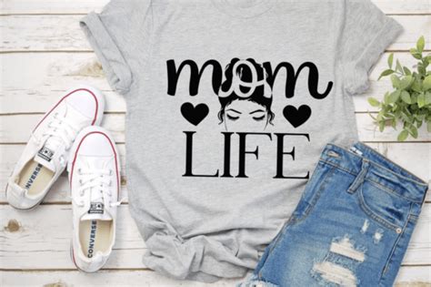 Mom Life Svg T Shirt Design Graphic By Ujjal Mia · Creative Fabrica