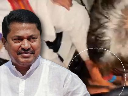 Controversy Erupts As Video Shows Congress Leader Nana Patole S Feet