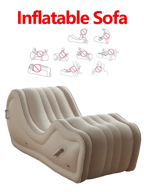 For Living Room Sex Sofa Bed Pvc Sex Furniture Air Cushion Bdsm Sexy Chair For Couples Chaise