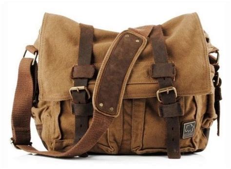 Mens Canvas Messenger Bag Canvas Laptop Bag Messenger Backpack