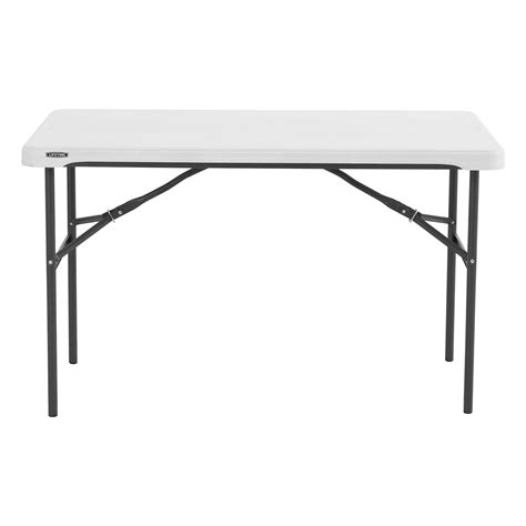 Table Pliante Rectangulaire Cm Blanc Nesting Personnes Table