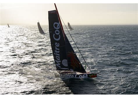 Voile Transat Jacques Vabre Enfin Le Top D Part Pour Yoann Richomme