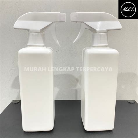 Jual Botol Hdpe Ml Kotak Putih Kispray Spray Trigger Semprot Ml