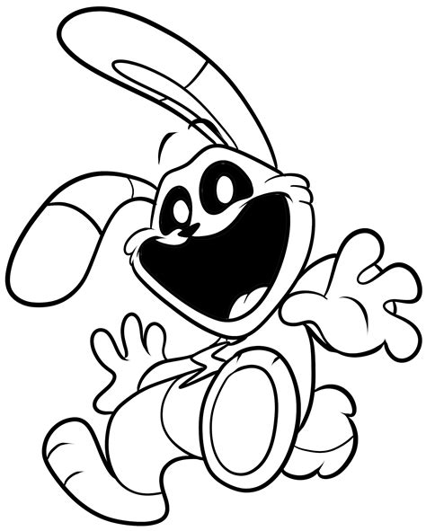 Hoppy Hopscotch From Smiling Critters Coloring Page