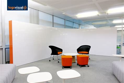 Freestanding Whiteboard Wall Logovisual Ltd