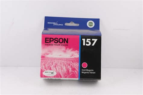 VIVID MAGNETA Genuine Epson 157 Ink Cartridge C13T157320 EXPIRED EBay