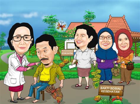 Karikatur Surabaya Lukis Wajah Karikatur Surabaya