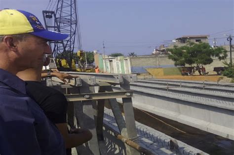 Colocan Bases Prepotensadas En Ala Sur Del Puente De Guanape II