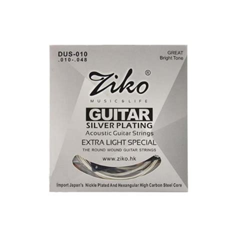 Ziko Dus 010 Cuerdas Para Guitarra Acústica Precio Guatemala Kemik