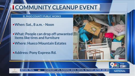 Community Clean Up Event Hueco Mountain Estates Youtube