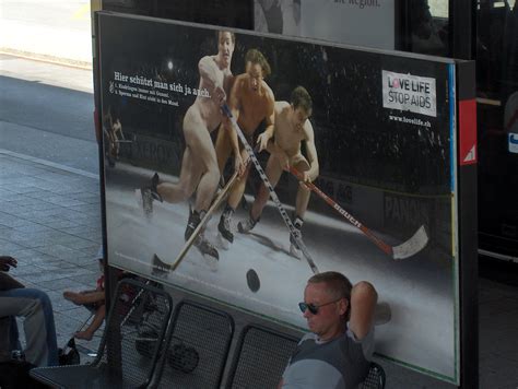 Interlaken Railway Advertisment Naked Hockey Velveetafog Flickr