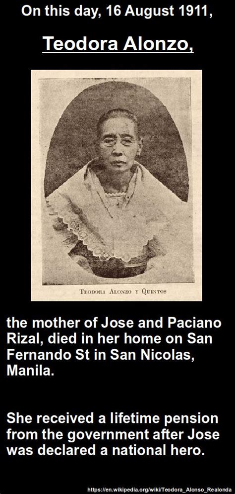 Jose Rizal Mother