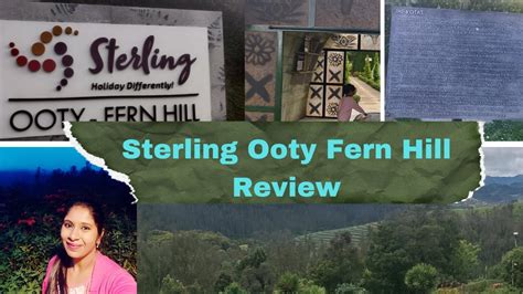 Sterling Resorts Ooty Fern Hill Sterling Sterling Holiday Resort