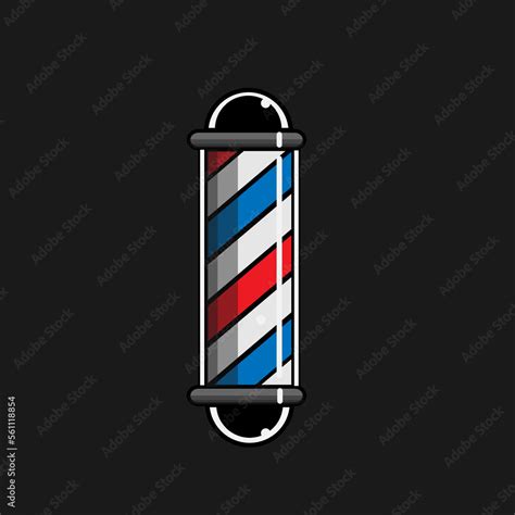 Barber Shop Pole Icono De Barberia Vector De Barberia Icono De