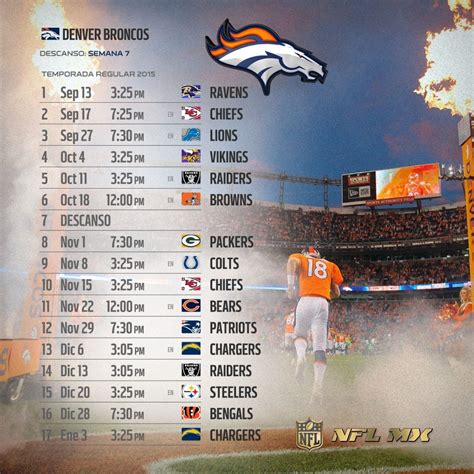 Calendario Nfl 2024 Fechas Y Partidos De La Próxima Temporada