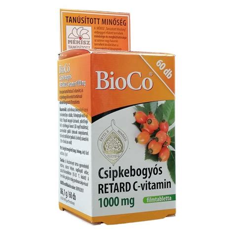 Ft Bioco Csipkebogy S Retard C Vitamin Mg Db Herbaposta