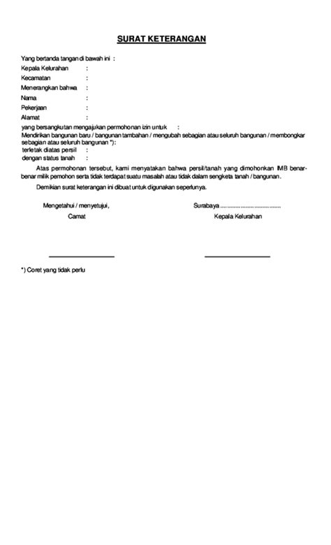 Pdf Surat Keterangan Perwira Ridha