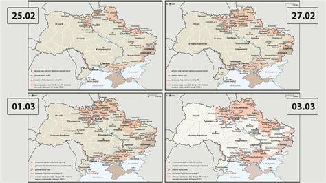 Mapa Wojny Na Ukrainie Kt Re Miasta I Regiony S Zaj Te Przez Rosjan