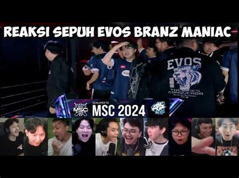 BRANZ MANIAC EVOS GLORY KE MSC 2024 RIYADH MPL ID S13 YouTube