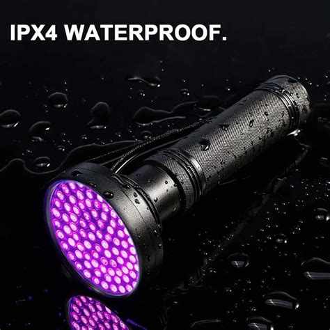 Ripley LINTERNA ULTRAVIOLETA 100 LED UV USA PILAS MÚLTIPLES USOS