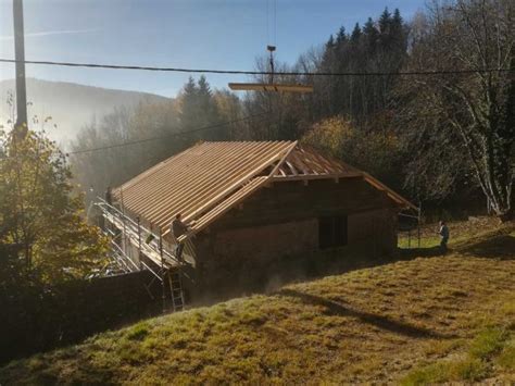 Une Charpente Traditionnelle Scierie Mandray