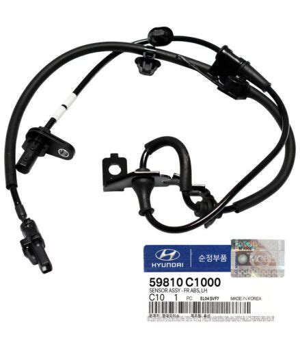 Genuine 59810c1000 Abs Wheel Speed Sensor Front Left For Hyundai Sonata 15 19 Ebay