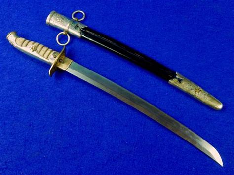 Rare Japanese Japan Ww2 Dagger Tanto Fighting Knife W Scabbard 5 Ebay