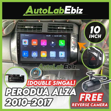 FOC Camera Perodua ALZA 2010 2017 Double Signal Casing 10 Inch